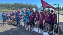 El club de pirag&uuml;ismo Los Troncos, subcampe&oacute;n de Espa&ntilde;a de la Liga de Barco de Drag&oacute;n