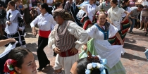 El Fandanguillo de Almer&iacute;a realza la tradici&oacute;n en la Puerta de Purchena