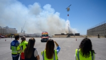 El incendio en la zona industrial del puerto solo caus&oacute; da&ntilde;os materiales