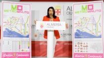 Almer&iacute;a estrena Metro Minuto, un plano con las distancias entre puntos de inter&eacute;s