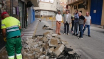 Arrancan las obras de mejora de accesibilidad en la Rambla de las Cruces de Adra