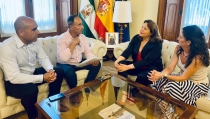 Carmen Crespo se re&uacute;ne con el presidente de Hortiespa&ntilde;a para conocer las necesidades reales del sector