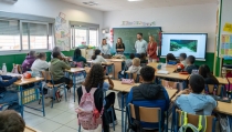 Escolares de Roquetas de Mar participan en talleres sobre Posidonia oceanica