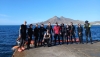 Realizan una limpieza de fondos marinos en la Reserva Punta de Loma Pelada